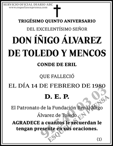 Íñigo Álvarez de Toledo y Mencos